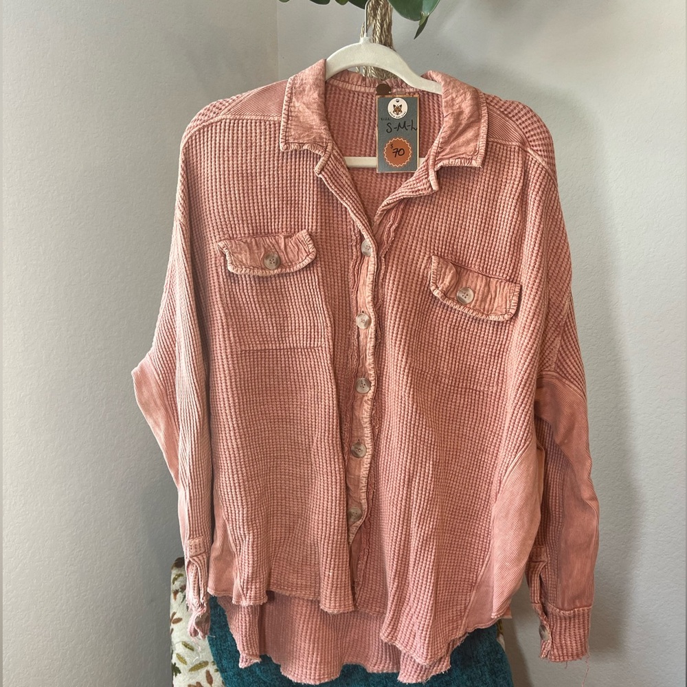 Pink/Clay Scout Jacket by Free People